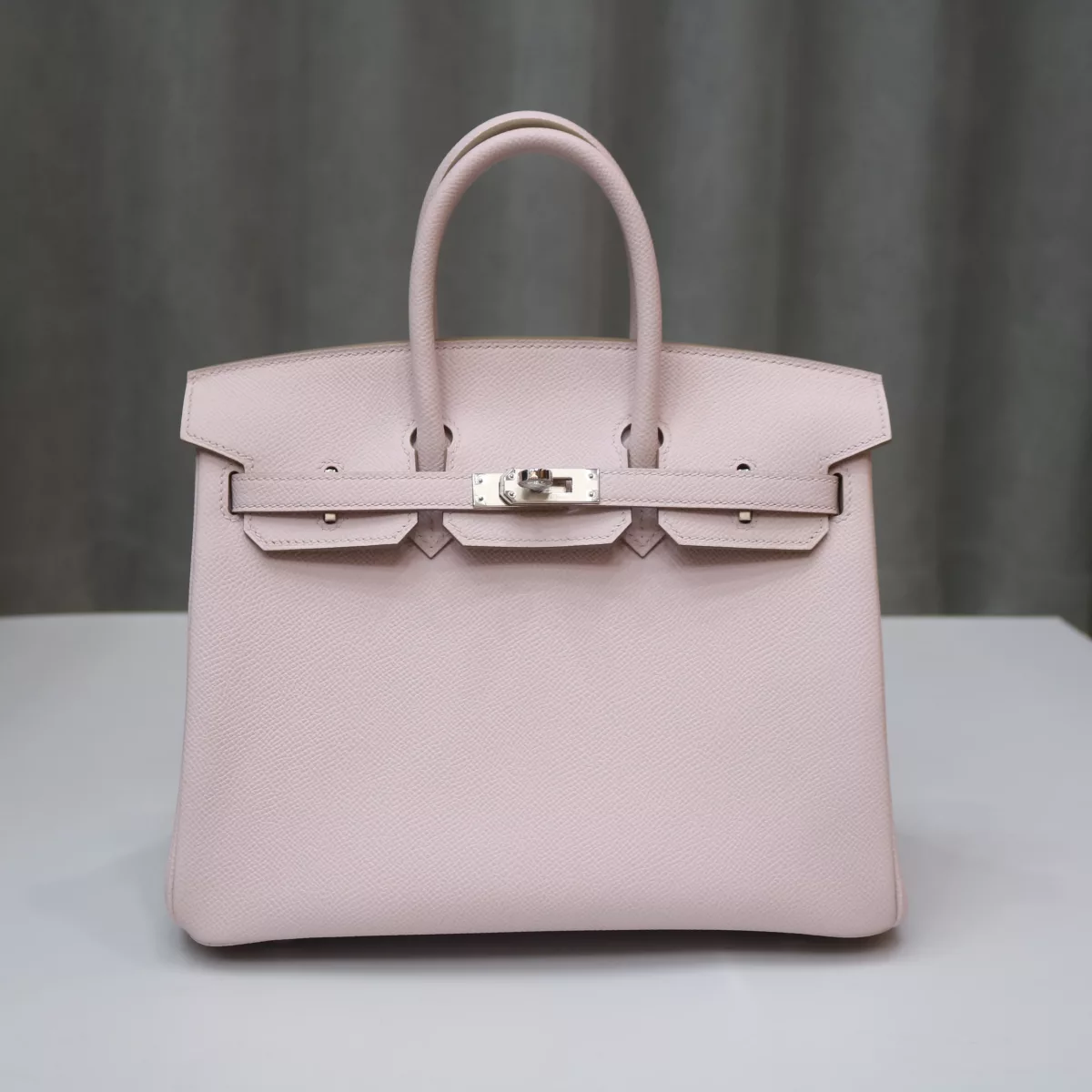 09 Mauve pale epsom birkin 25 retourne with phw