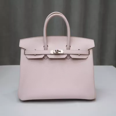 09 Mauve pale epsom birkin 25 retourne with phw