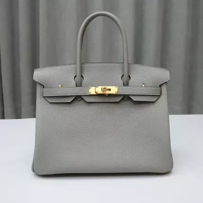 4z gris mouette Birkin30 Togo with ghw