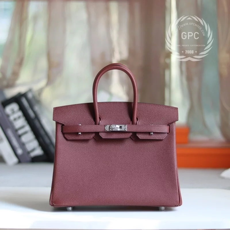 K1 rouge Grenat Epsom birkin 25 PHW