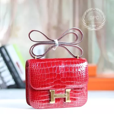 Q5 red Alligator crocodile Constance 19cm GHW