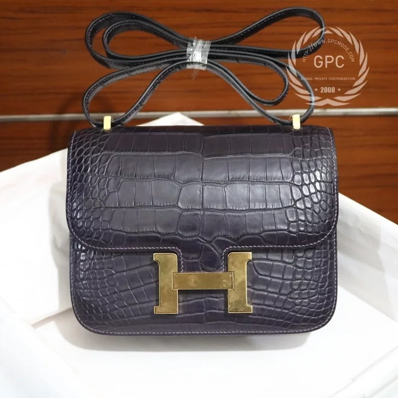59 raisin matte Alligator crocodile constance 19 GHW