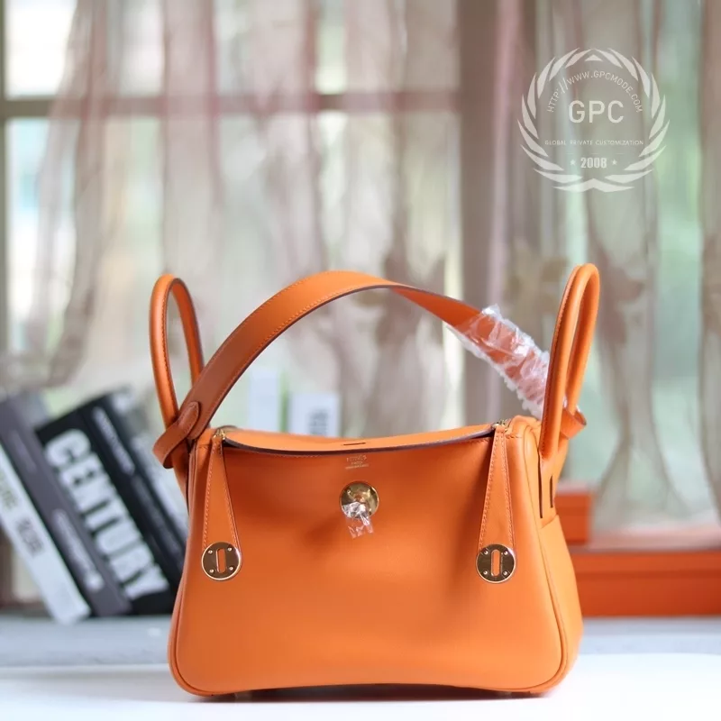 Hermes Orange Swift lindy 26 GHW