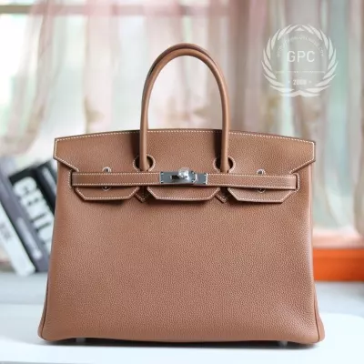C37 Gold Togo Birkin 35 PHW
