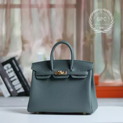 C63 Vert Amande & M8 gris asphalte togo birkin 25