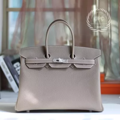 CK18 etoupe togo Birkin 35 PHW