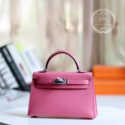 8w rose azalee epsom kelly mini II PHW
