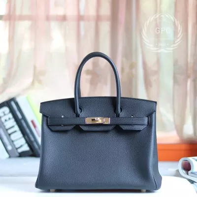 89 Noir black Togo birkin 30 GHW