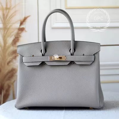 M8 GRIS ASPHATLE  togo BIRKIN 30 with GHW