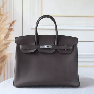 Ebene barenia fauve birkin 35 PHW