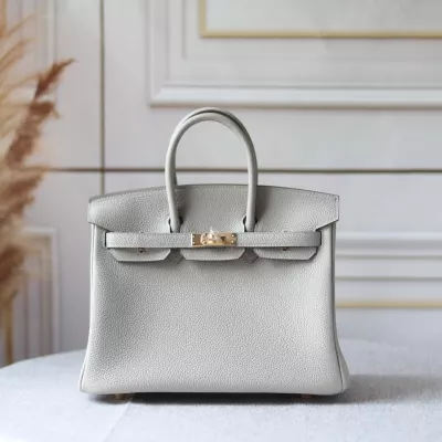 c80 gris pearl togo birkin 25 ghw