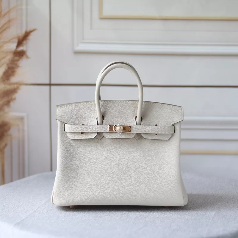 C10 craie togo birkin 25 gold hardware