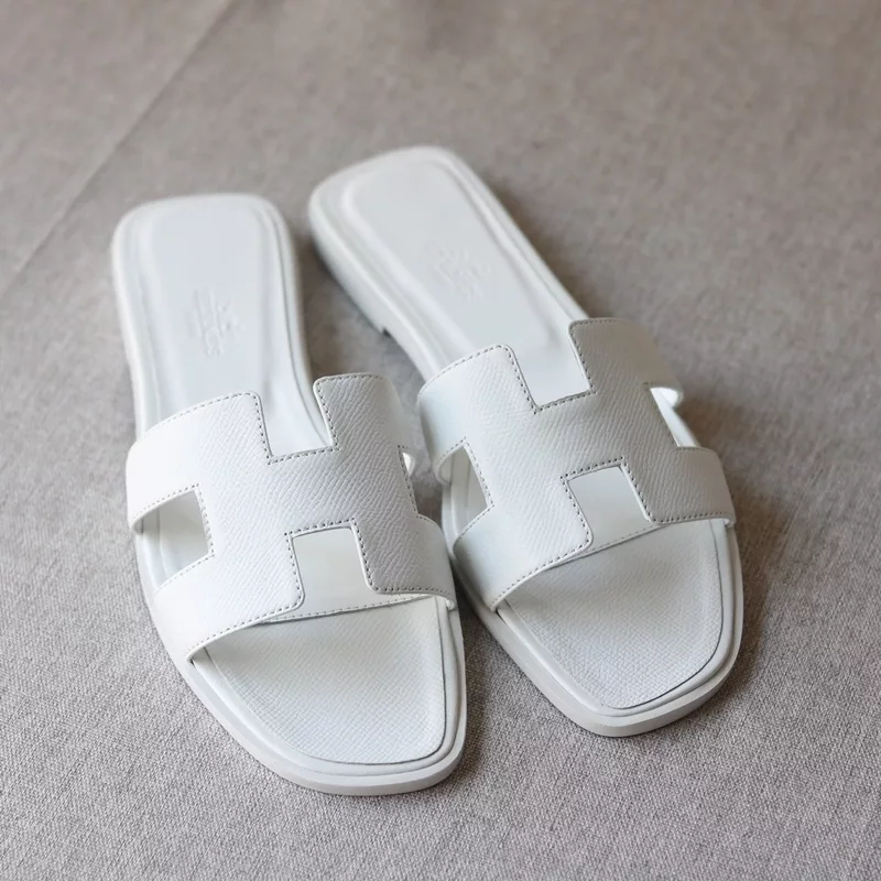 Blanc EPSOM ORAN SANDAL FLAT