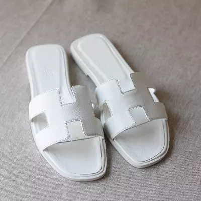 Blanc EPSOM ORAN SANDAL FLAT