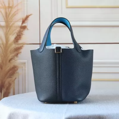2z blue nuit / nior/ bleu zanzibar clemence picotin lock 22 ghw