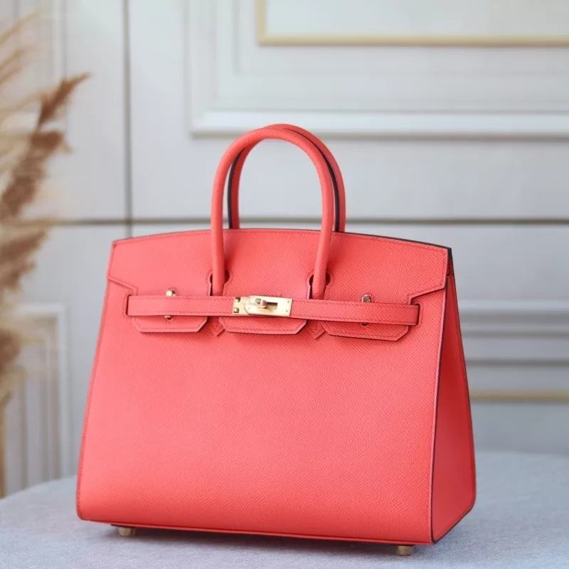 0E rose texas epsom birkin 25 sellier with ghw