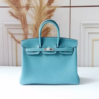 blue jeans togo birkin 25 with PHW