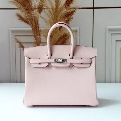3Q Rose Sakura epsom birkin 25 with PHW