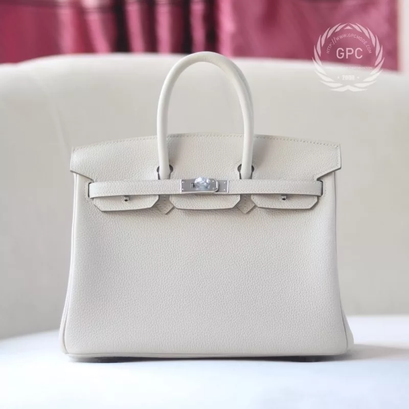 C10 Craie togo birkin 25 with PHW
