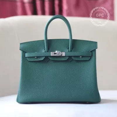 Z6 MaIachite togo birkin 25 with PHW