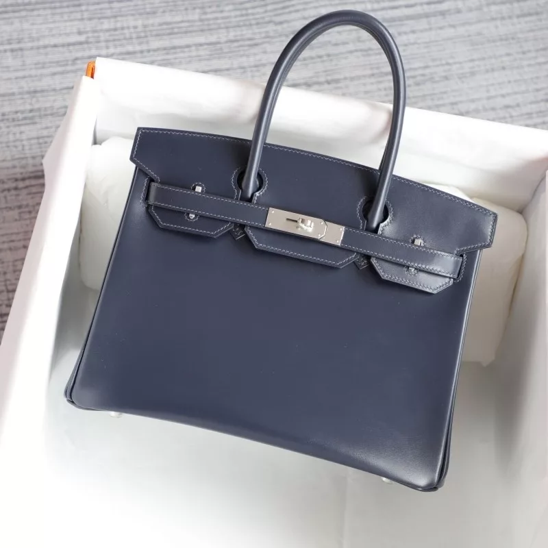 blue sapphire box calf birkin 30 with phw