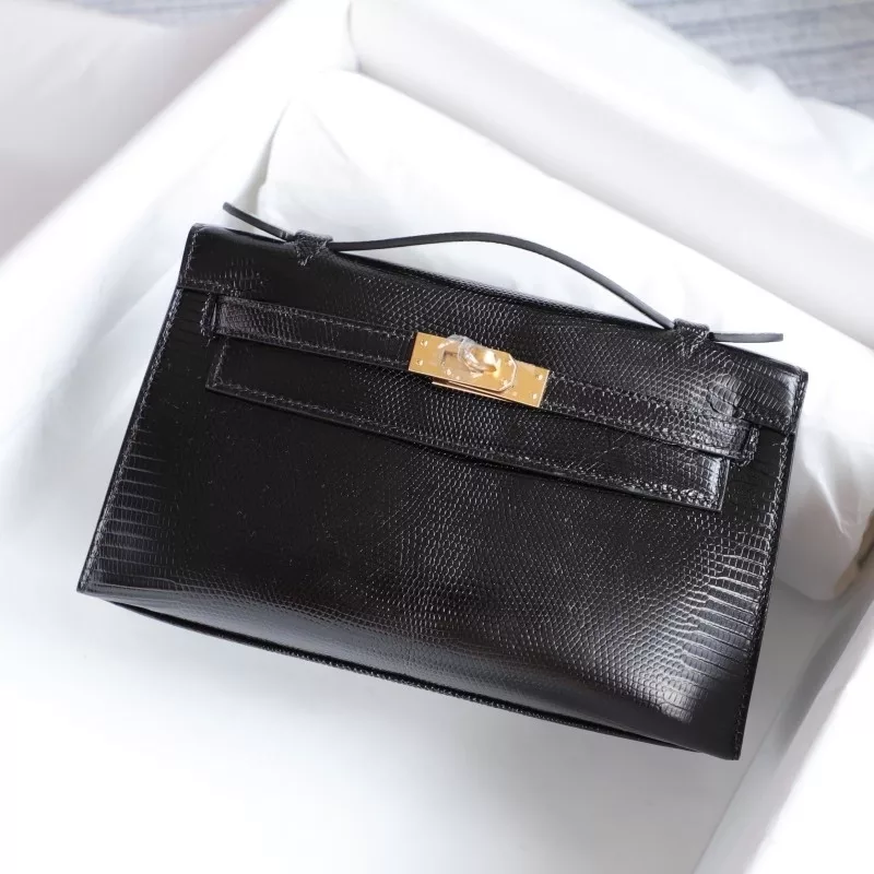nior lizard kelly pochette with ghw