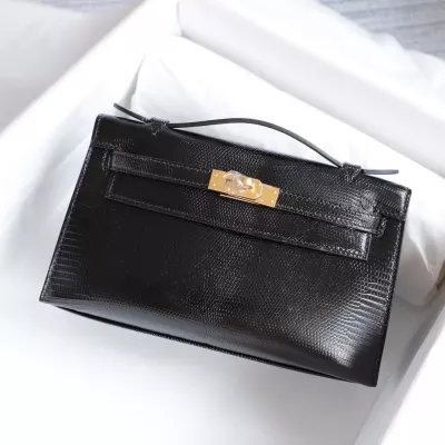 nior lizard kelly pochette with ghw