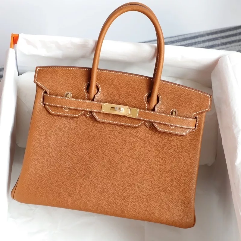 C37 GOLD barenia faubourg birkin 30 with ghw