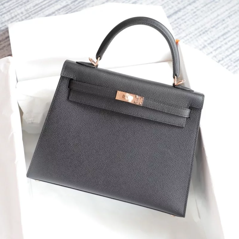 CK89 Nior epsom kelly 25 sellier with rose gold hardware