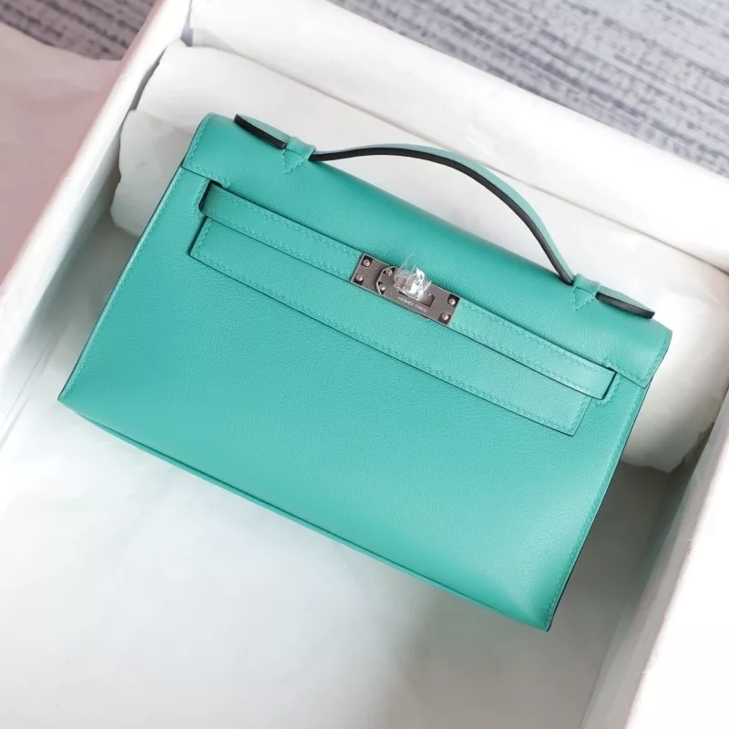 U1 Vert Verone swift kelly pochette with phw