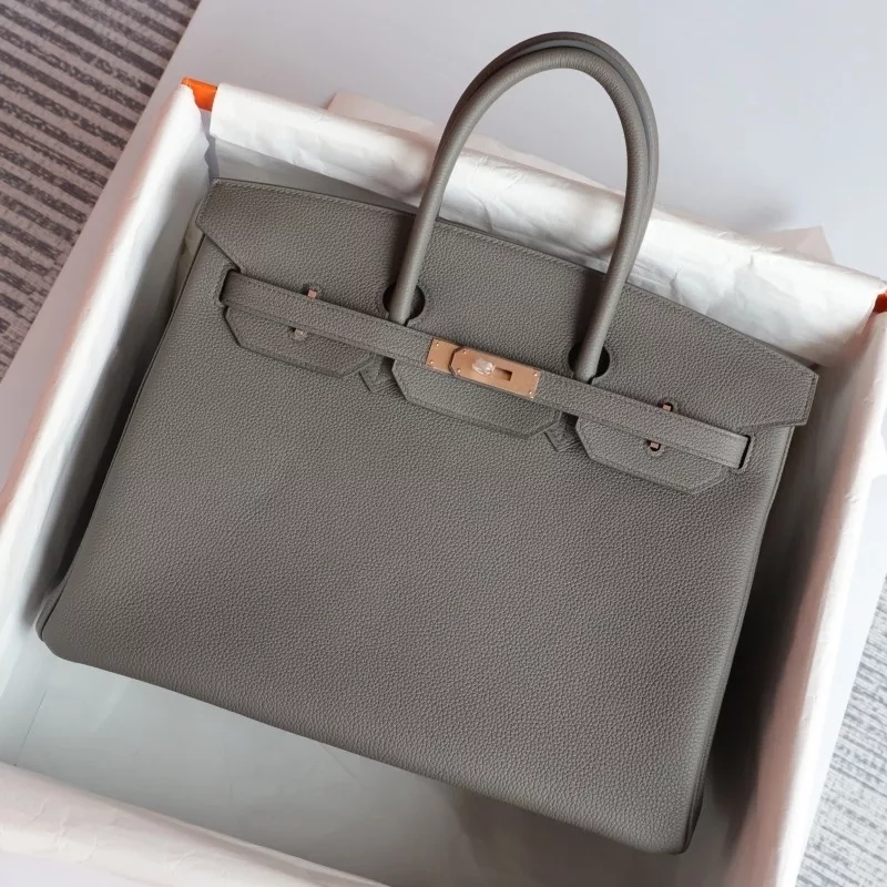 8F Etain togo birkin 35 with rose ghw