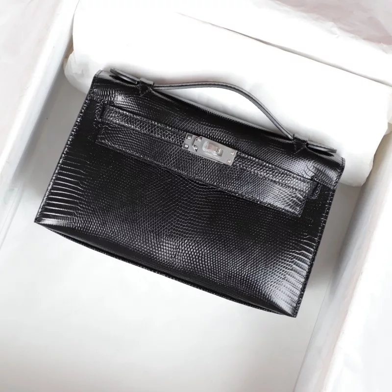 CK89 Nior lizard kelly pochette with phw