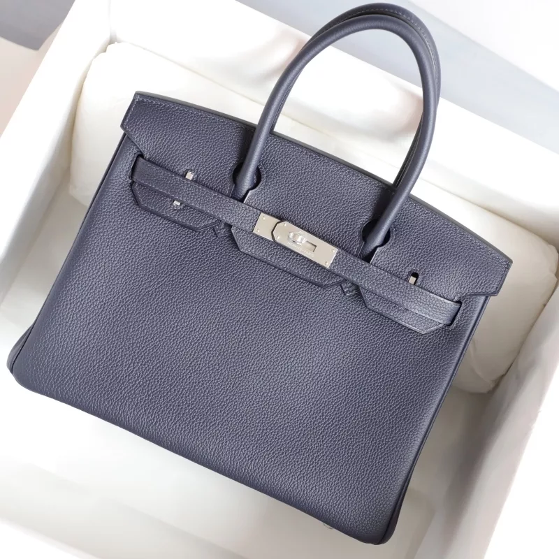 2z Blue Nuit Togo Birkin 30 PHW