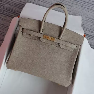 c81 gris tourterelle epsom birkin 25 with ghw