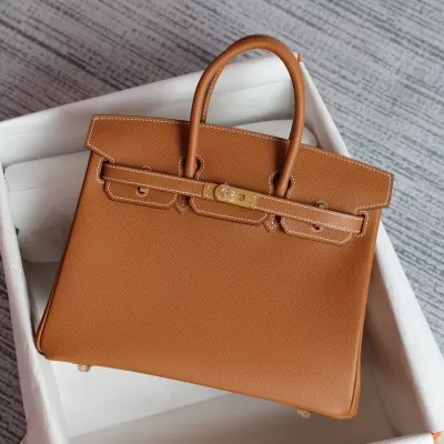 C37 GOLD epsom birkin 25 with ghw
