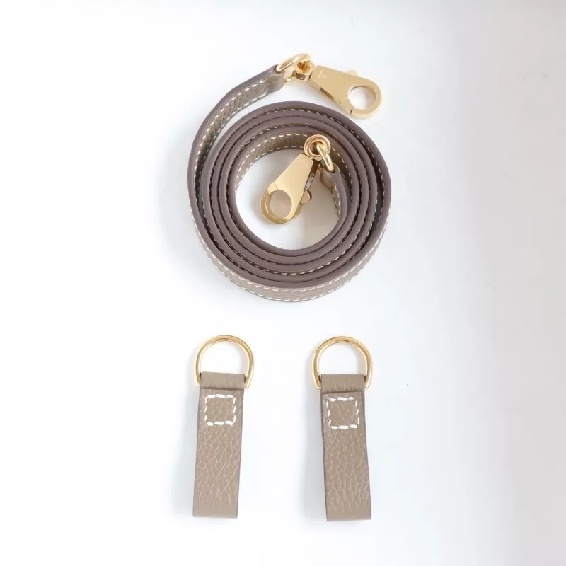 etoupe togo strap hooks ghw for birkin 25/birkin 30/birkin 35
