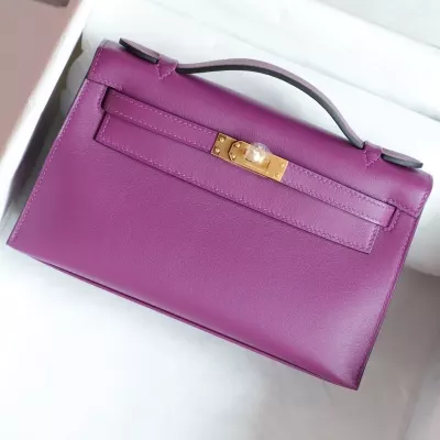 P9 Anemone swift kelly pochette with Ghw