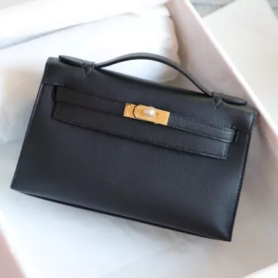 nior swift kelly pochette with ghw