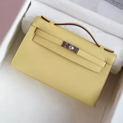 1z Jaune Pussin Swift Kelly Pochette With PHW