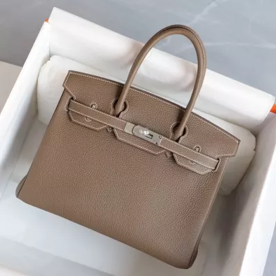 CK18 Etoupe Clemence Birkin 30 With&nbsp;PHW