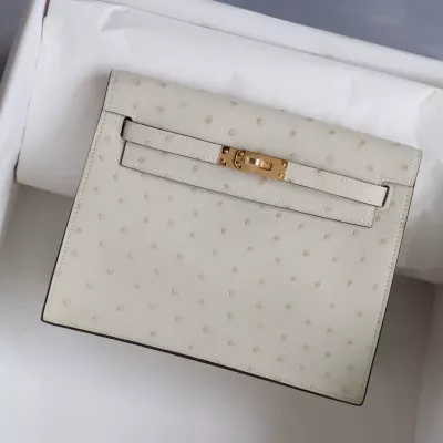 I2 Nata Ostrich Danse Mini with&nbsp;GHW