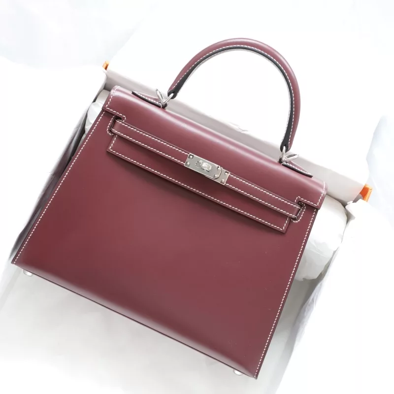 Ck55 Rouge H BOX Kelly25 sellier with PHW
