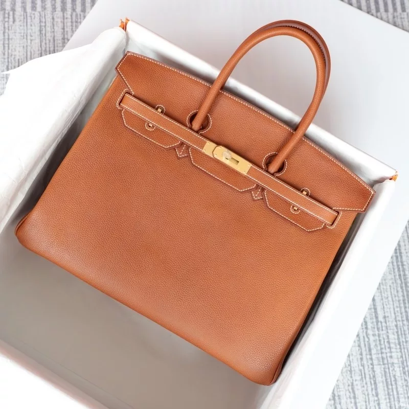C37 GOLD barenia faubourg birkin 35 with ghw