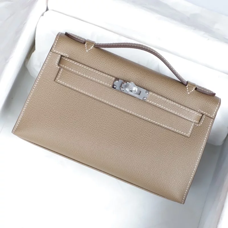 ck18 etoupe epsom kelly pochette with phw