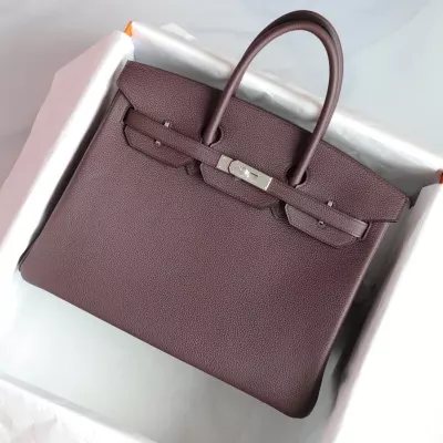 rouge sellier togo birkin 35 with phw