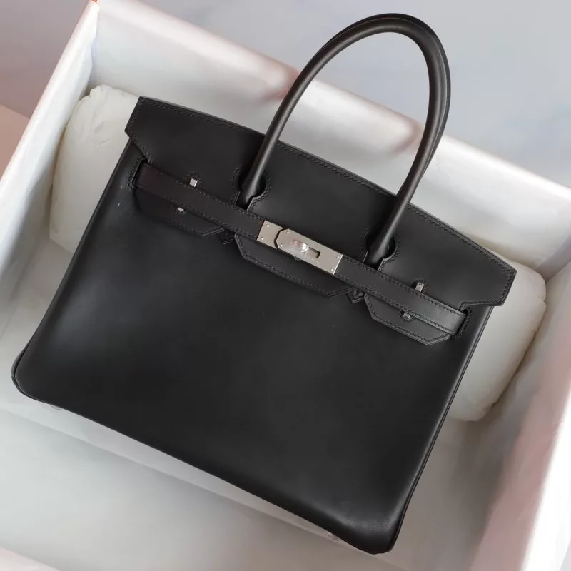 89 noir Black Barenia birkin 30 PHW