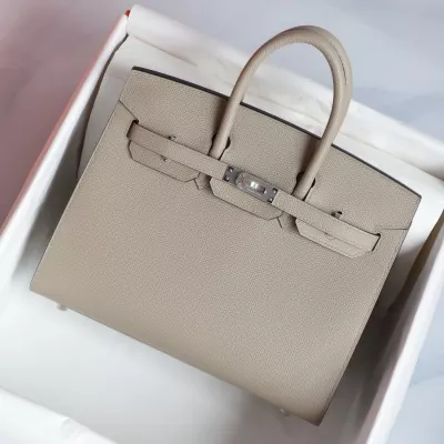 c81 gris tourterelle epsom birkin 25 sellier with phw