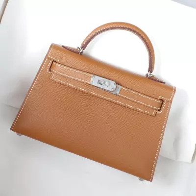 C37 GOLD epsom mini kelly II with PHW