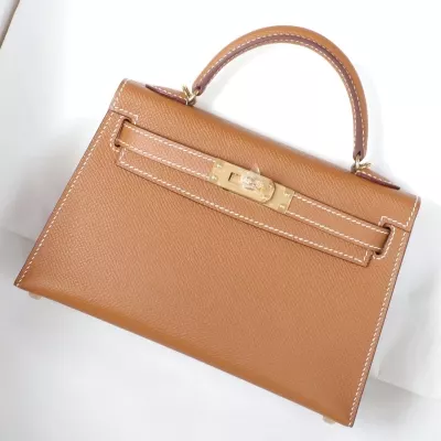 C37 GOLD epsom mini kelly II with ghw