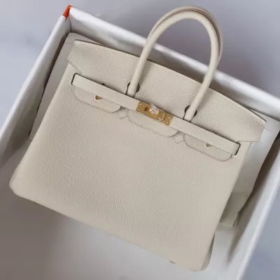 C10 Craie togo birkin 25 with GHW